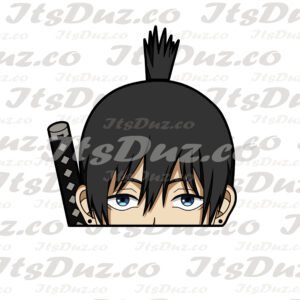 Chainsaw Man Aki Aki Peeker Sticker