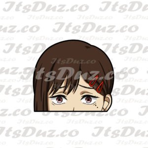 Chainsaw Man Kobeni Kobeni Peeker Sticker