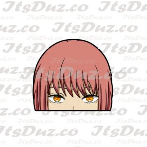 Chainsaw Man Makmia Makima Peeker Sticker
