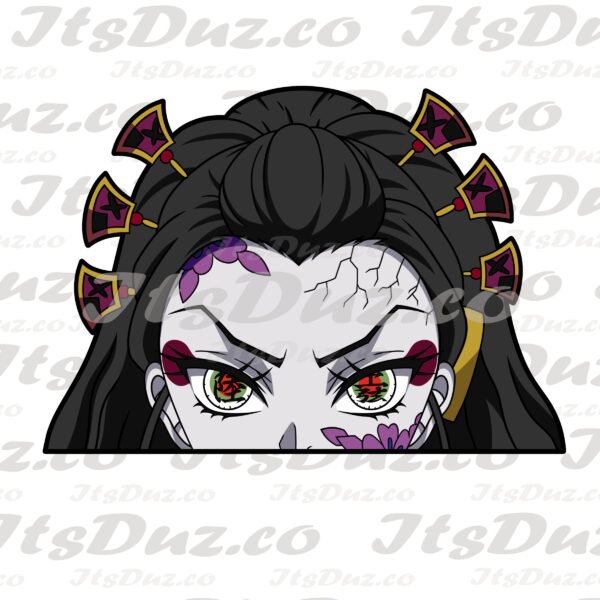 Demon Slayer Daki Daki Peeker Sticker