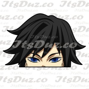 Demon Slayer Giyu Giyu Peeker Sticker