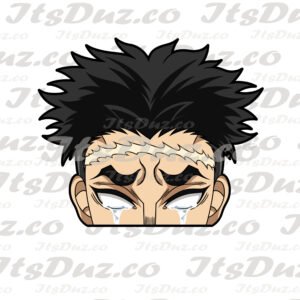 Demon Slayer Himejima Gyomei Peeker Sticker