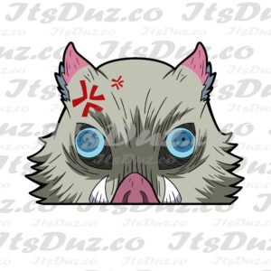 Demon Slayer Inosuke Inosuke Peeker Sticker