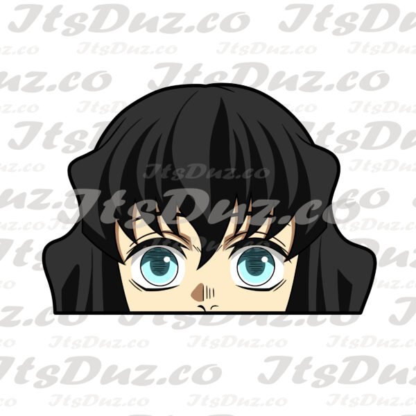 Muichiro Peeker Sticker