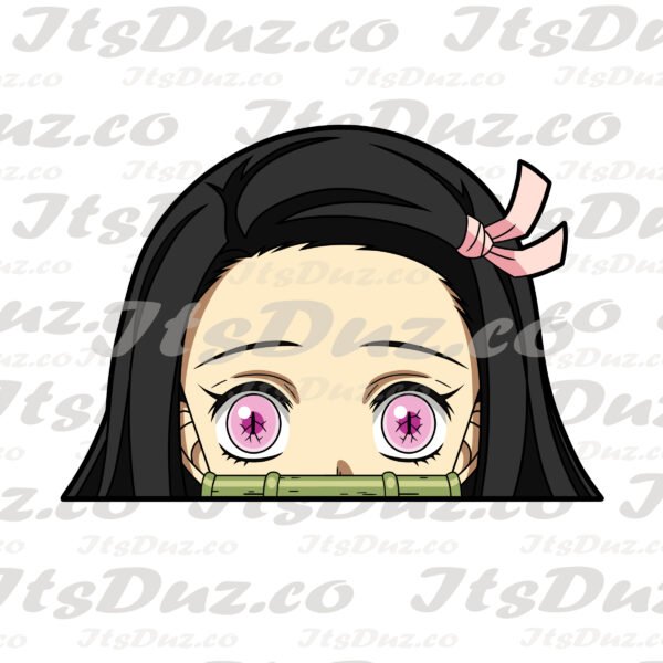 Nezuko Peeker Sticker