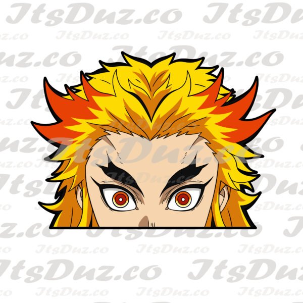 Rengoku Peeker Sticker