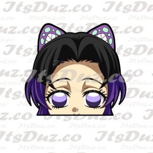 Demon Slayer Shinobu Shinobu Peeker Sticker