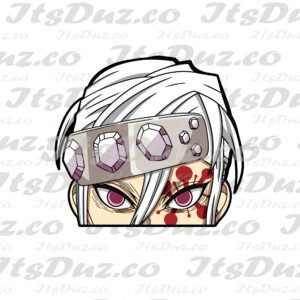 Demon Slayer Tengen Tengen Peeker Sticker