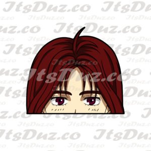 Inital D Mako Mako Peeker Sticker