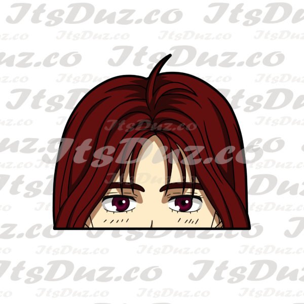 Inital D Mako Mako Peeker Sticker