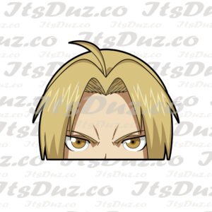 Full Metal Ed Edward Peeker Sticker