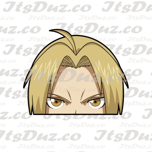 Full Metal Ed Edward Peeker Sticker