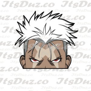 Full Metal Scar Scar Peeker Sticker