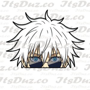 JJK Gojo glasses Gojo Glasses Peeker Sticker