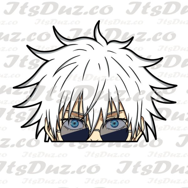 Gojo Glasses Peeker Sticker