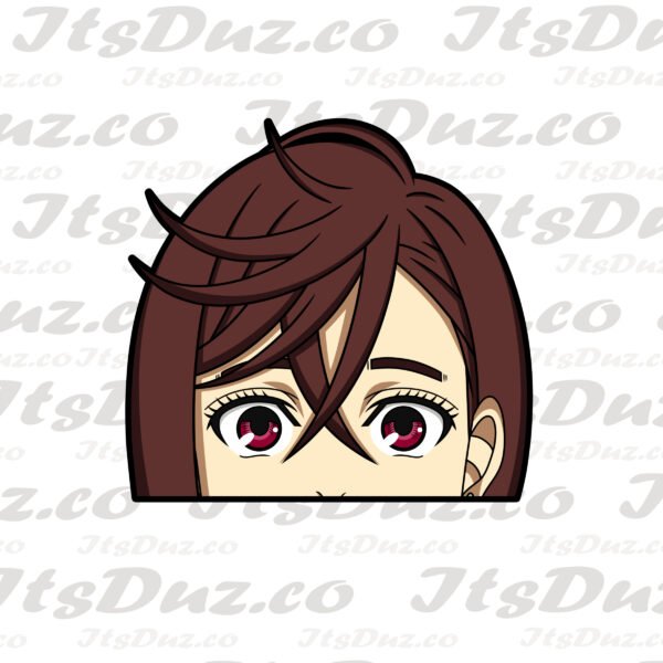 Dandadan Momo Momo Peeker Sticker