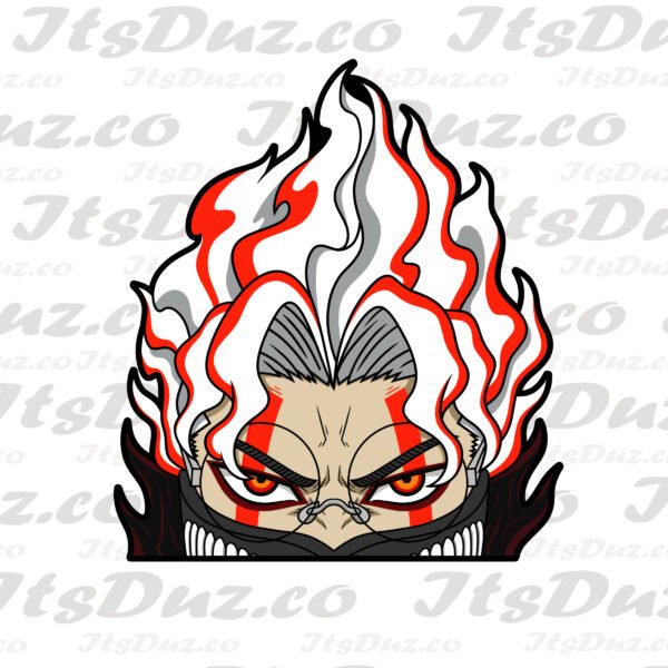 Dandadan Turbo Granny Form Turbo Granny Form Peeker Sticker