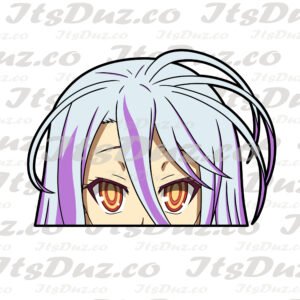 No Game No Life Shiro Shiro Peeker Sticker