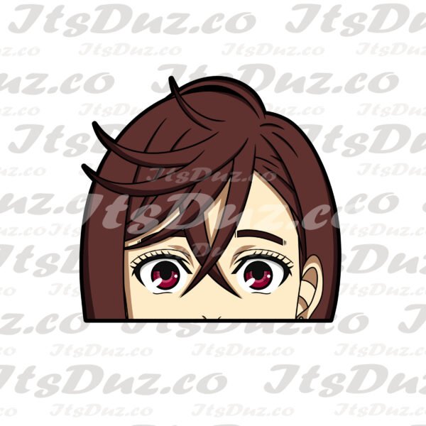 Dandadan Momo Momo Peeker Sticker