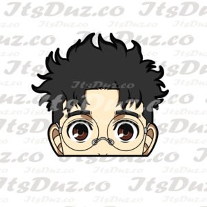 Okarun Peeker Sticker