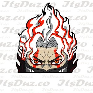 Turbo Granny Form Peeker Sticker