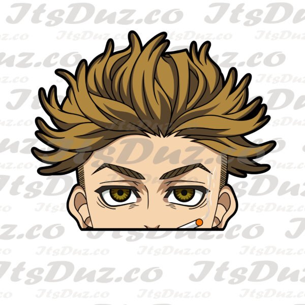 Gachiakuta Enjin Enjin Peeker Sticker