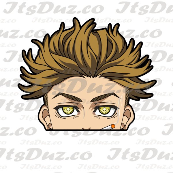 Gachiakuta Enjin Glow Enjin Peeker Sticker