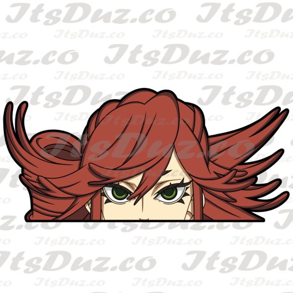 Gachiakuta Riyou Riyou Peeker Sticker