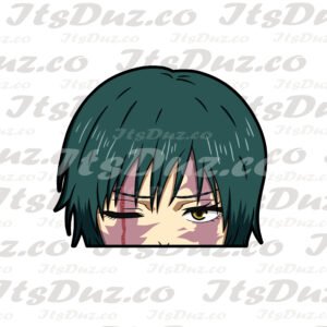 Maki Scar Peeker Sticker
