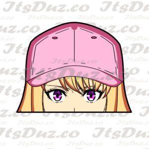 Cha Hae In Hat Peeker Sticker