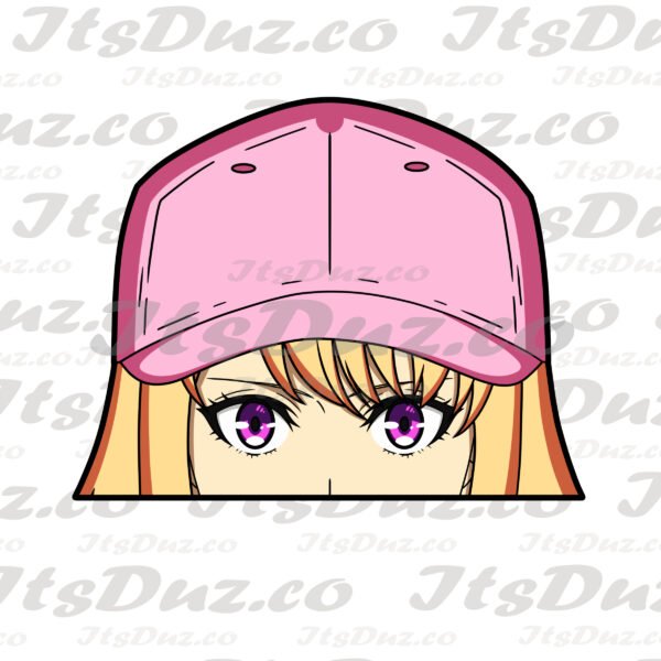 Cha Hae In Hat Peeker Sticker