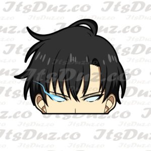 Sung Jin Woo Power Peeker Sticker