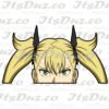 Kaijuu #8 Shinomiya Normal Shinomiya Peeker Sticker