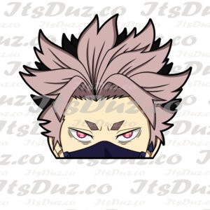 Kaijuu #8 Narumi Kaiju Mask Narumi Spike Hair Peeker Sticker