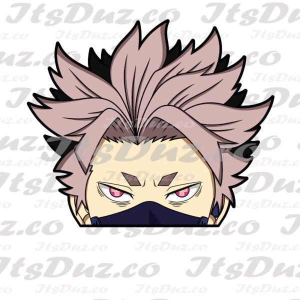 Narumi Spike Hair Peeker Sticker
