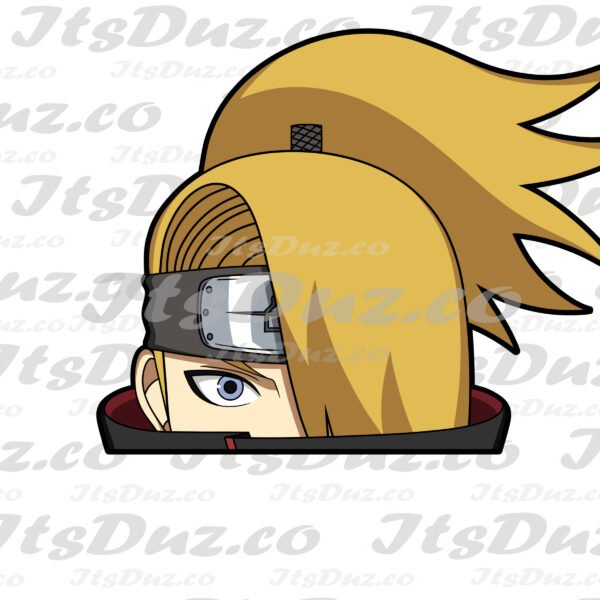 Deidara Peeker Sticker