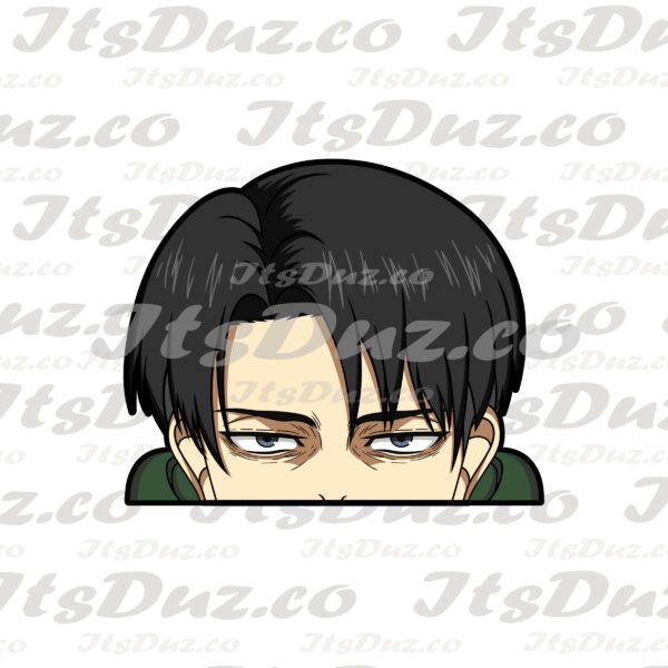 AOT Levi Normal Levi Peeker Sticker