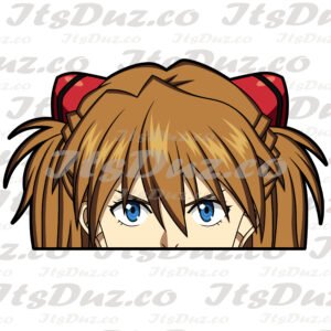 Asuka Peeker Sticker Asuka Peeker Sticker