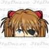 Asuka Eyepatch Peeker Sticker Asuka Peeker Sticker