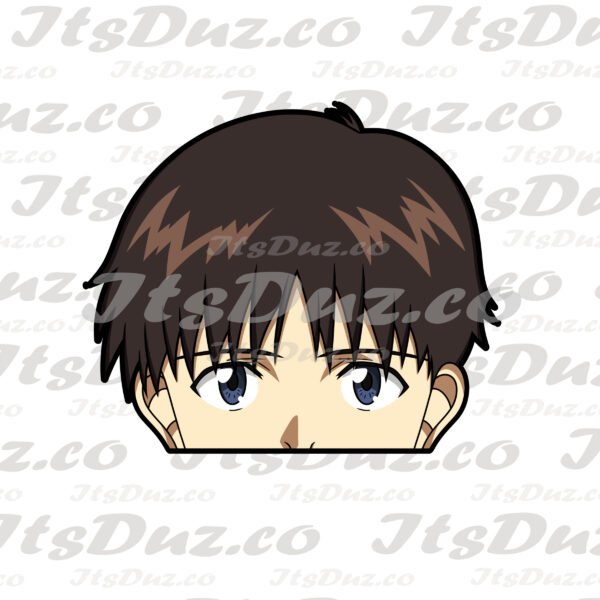 Shinji Peeker Sticker