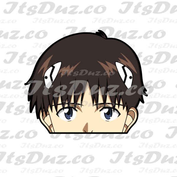 Shinji Peeker Sticker