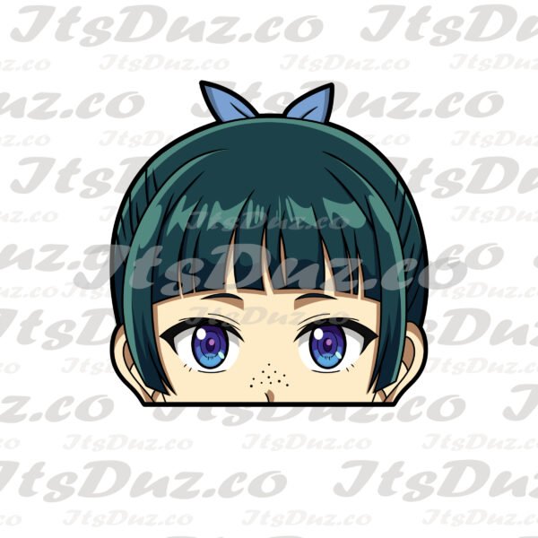 Maomao big eyes Peeker Sticker